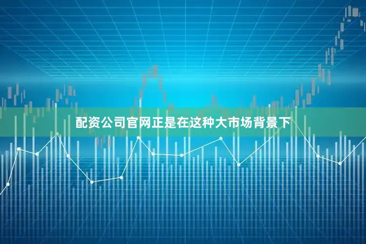 配资公司官网正是在这种大市场背景下