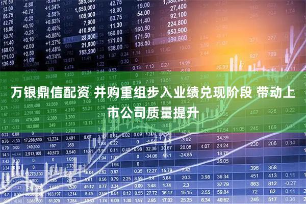 万银鼎信配资 并购重组步入业绩兑现阶段 带动上市公司质量提升